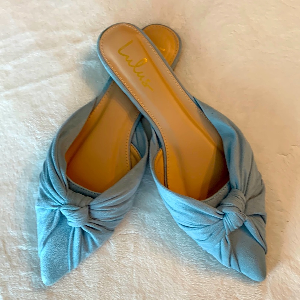 Lulus mules flats